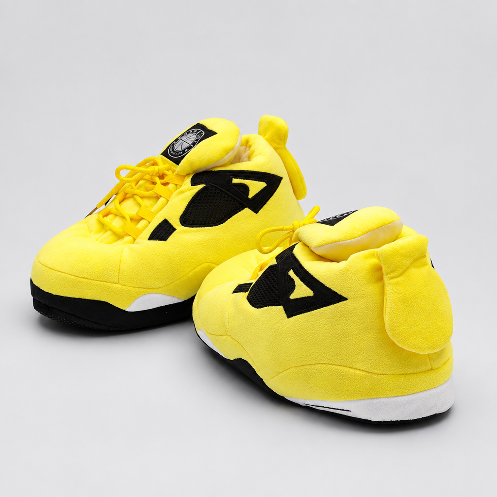 HK 4 Gelb Sneaker Hausschuhe von Housekicks in Gelb