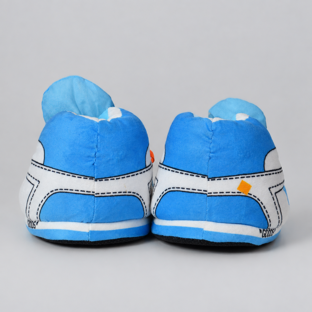 SB University Blau Sneaker Hausschuhe von Housekicks – Ansicht 3