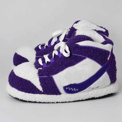 Cloudy Hunks Lila Sneaker Hausschuhe von Housekicks – Ansicht 2