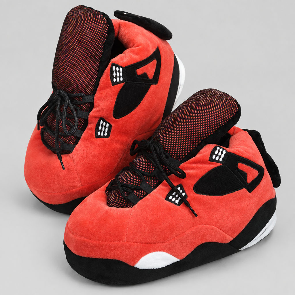 HK 4 Orange Sneaker Hausschuhe von Housekicks in Orange