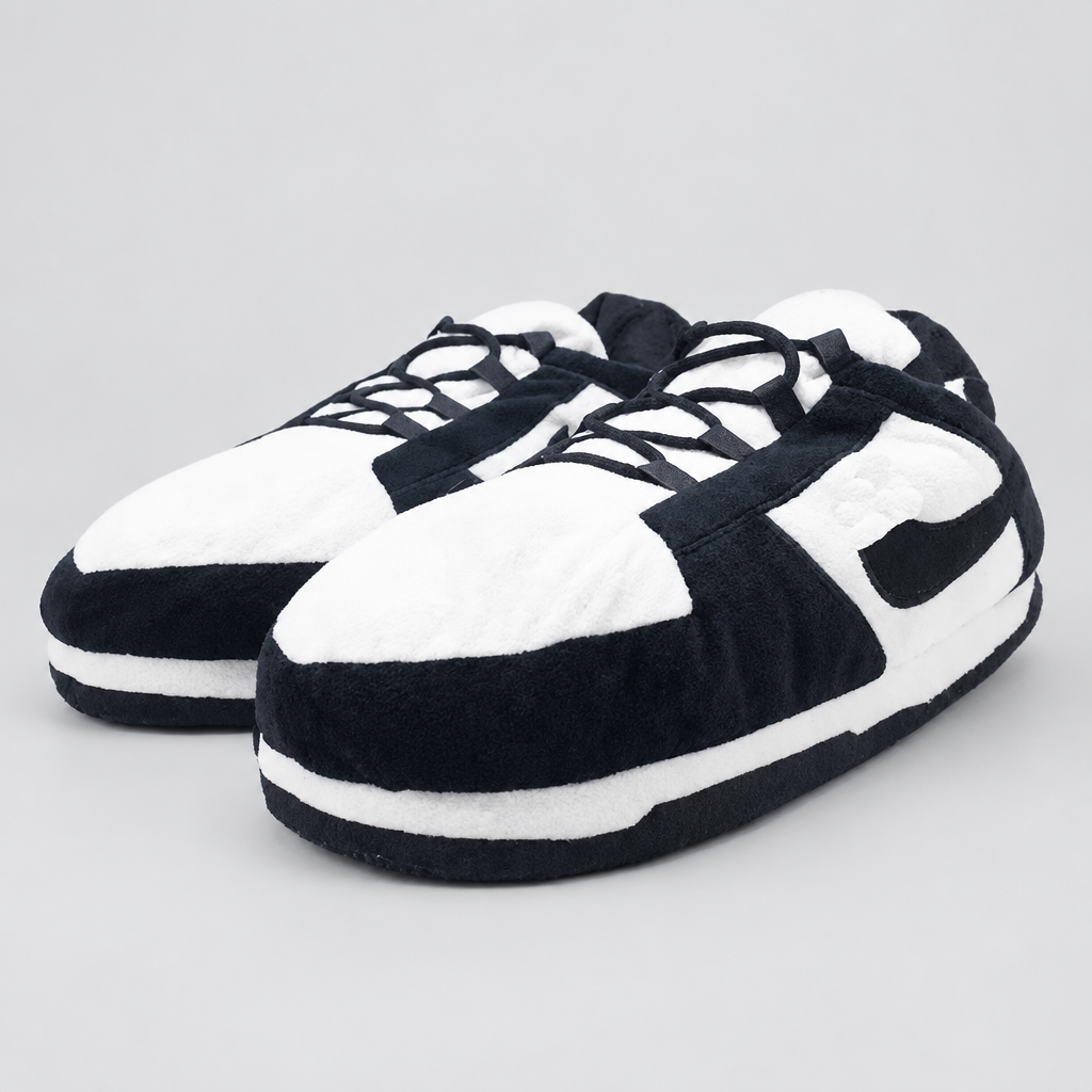 Hunks Low Panda Sneaker Hausschuhe von Housekicks – Ansicht 2