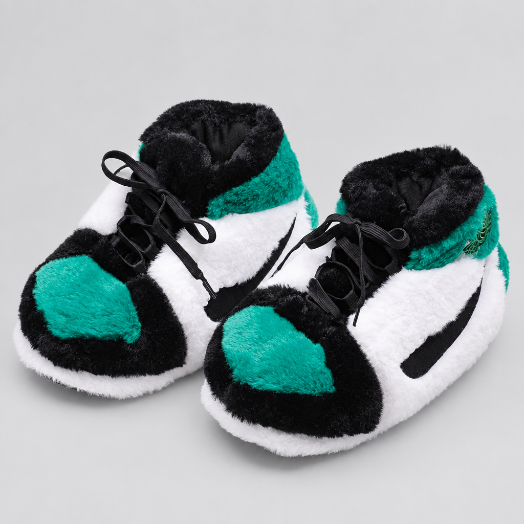 HK 1 Grün Sneaker Hausschuhe von Housekicks in Grün