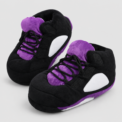HK 5 Berry Sneaker Hausschuhe von Housekicks in Lila und Schwarz