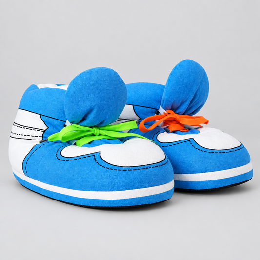 SB University Blau Sneaker Hausschuhe von Housekicks – Ansicht 1